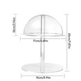thumbnail image 5 of HJQEQVD Black Metal Freestanding Wig Holder and Hat Rack Stand with Dome Shape for Salon Cap Rack Baseball Cap Rack Wig Holder, 5 of 5