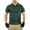 Army Green, variant on Men's Stretch Sport Golf Tops Short Sleeve Collared 3‑Button Shirts Quick‑Dry Moisture‑Wicking Breathable Big & Tall Workwear Tees with Pockets Gray L