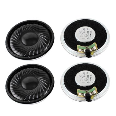 Uxcell 13mm Dia 8 Ohm 0.5W 2-Wire Mini Internal Magnetic Speaker – 5-Pack