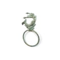 thumbnail image 2 of Handcrafted Model Ships  Cast Iron Arching Mermaid Towel Holder - Antique Seaworn Bronze - 9 in., 2 of 2