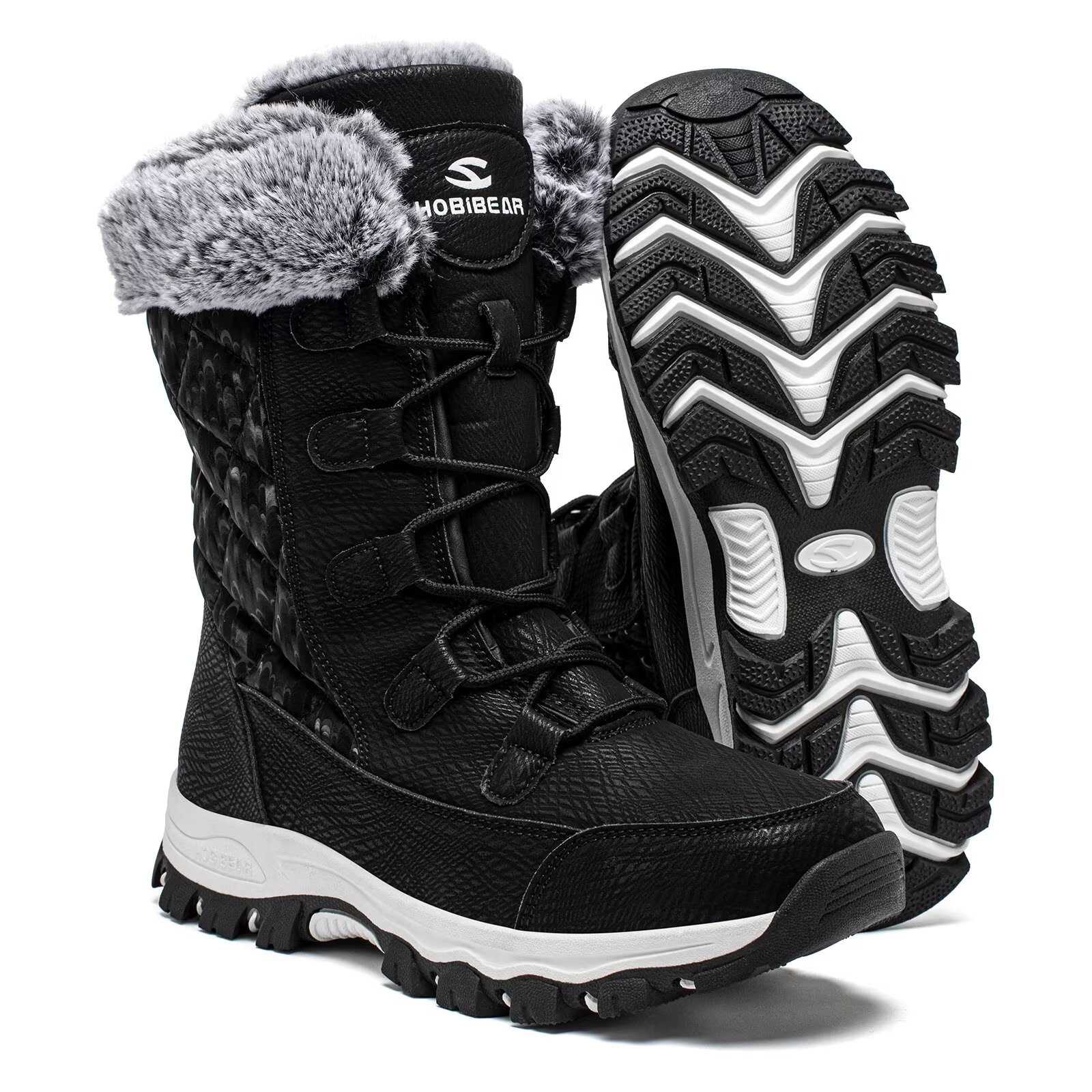 Gubarun Women's Winter Snow Boots Waterproof Ankle Booties photo 1