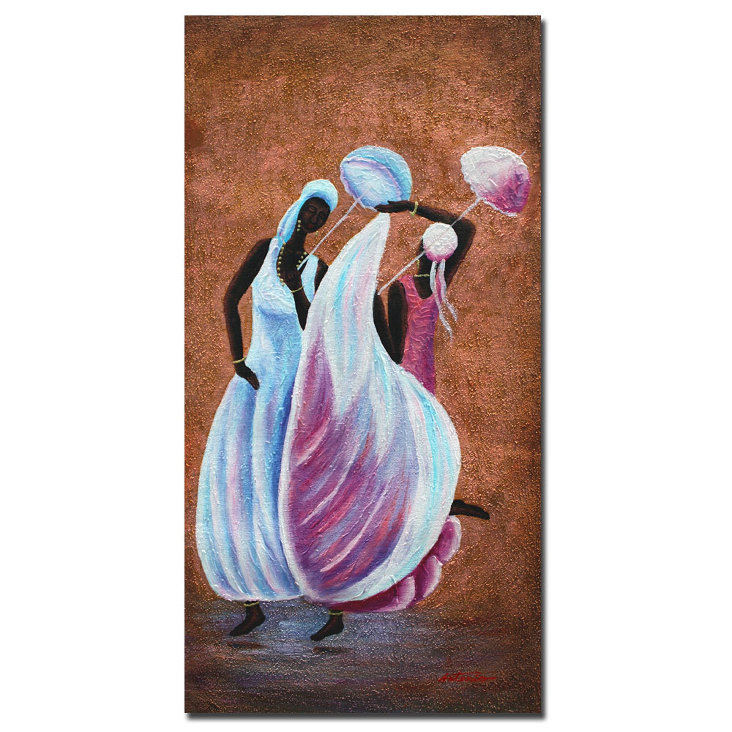Trademark Fine Art "Sunday Dance" Canvas Art by Antonio