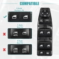 thumbnail image 4 of Unique Bargains Front Left Driver Side Master Power Window Switch for BMW 320i l4 2.0L F30 Series Sedan 2012-2015 Black, 4 of 7