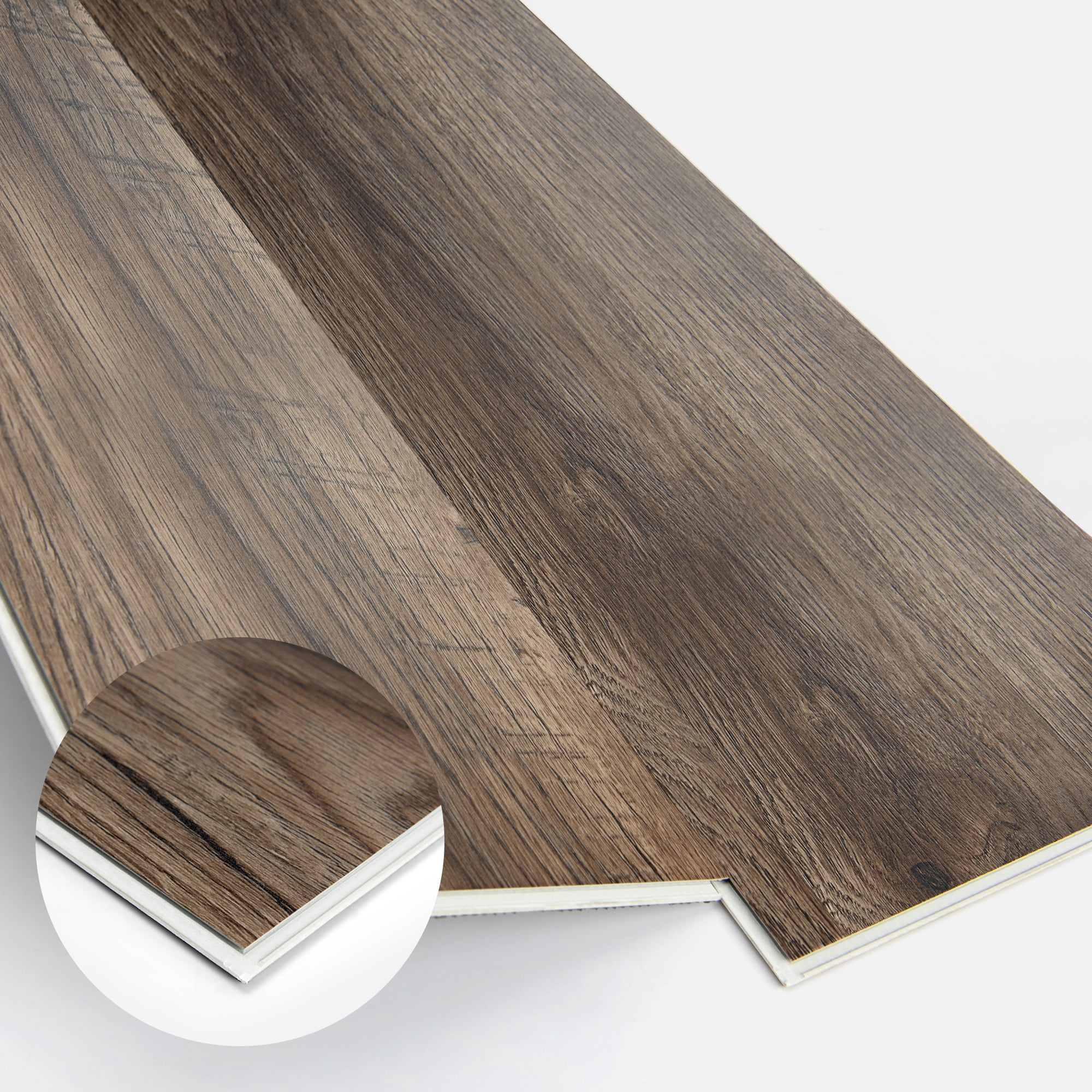 Art3d 48''x7.2'' 10Pcs Interlocking Luxury Vinyl Flooring Tile, SPC Rigid Core Wood-Look Floor Plank,24 Sq.ft.