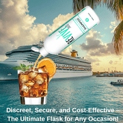 ShampBooze Fake Shampoo Bottles | Hidden Liquor Flask | Disguised for Cruises RV
