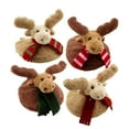 thumbnail image 7 of Drinkwear 4-Piece Choc Moose Plush Coasters for Wine, Beer and Cocktail, 7 of 7