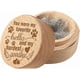 thumbnail image 1 of Caja de recuerdo para pelo de mascota, de madera, para cenizas de perro y gato, con grabado de pata, regalo de condolencia por pérdida., 1 of 9