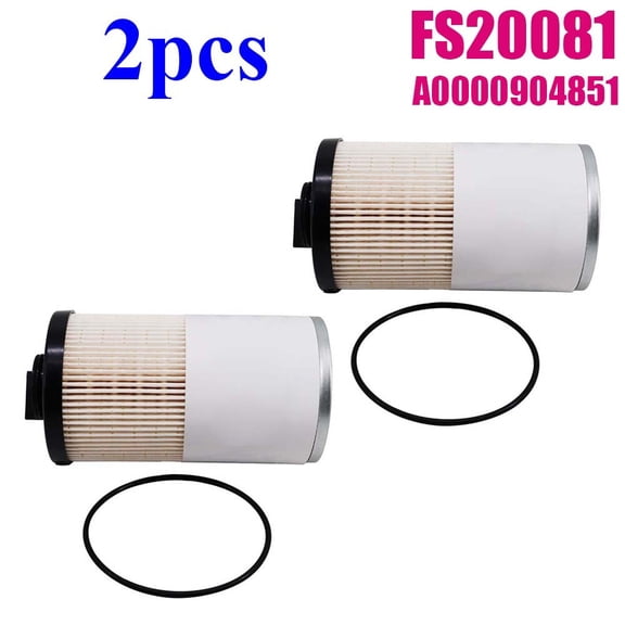 2PCS NEW FS20081 Fits For Cummins Fuel Filter Water Separator