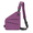 Grape Purple, variant on Anti Theft Crossbody Travel Bag for Women Men, Multi-Pocket Crossbody Bag, Slim Sling Bag with Adjustable Strap, Black