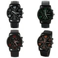 thumbnail image 3 of Cheers.US 4Pcs/Set Casual Quartz Analog Stainless Steel Watch Sport Watch With Silicone Band for Men, 3 of 6