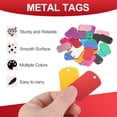 thumbnail image 4 of Uxcell Metal Stamping Blanks Tags Anodized Aluminum Blank Dog Tags Rectangle Laser Engraving Blanks ID Name Purple, 4 of 7