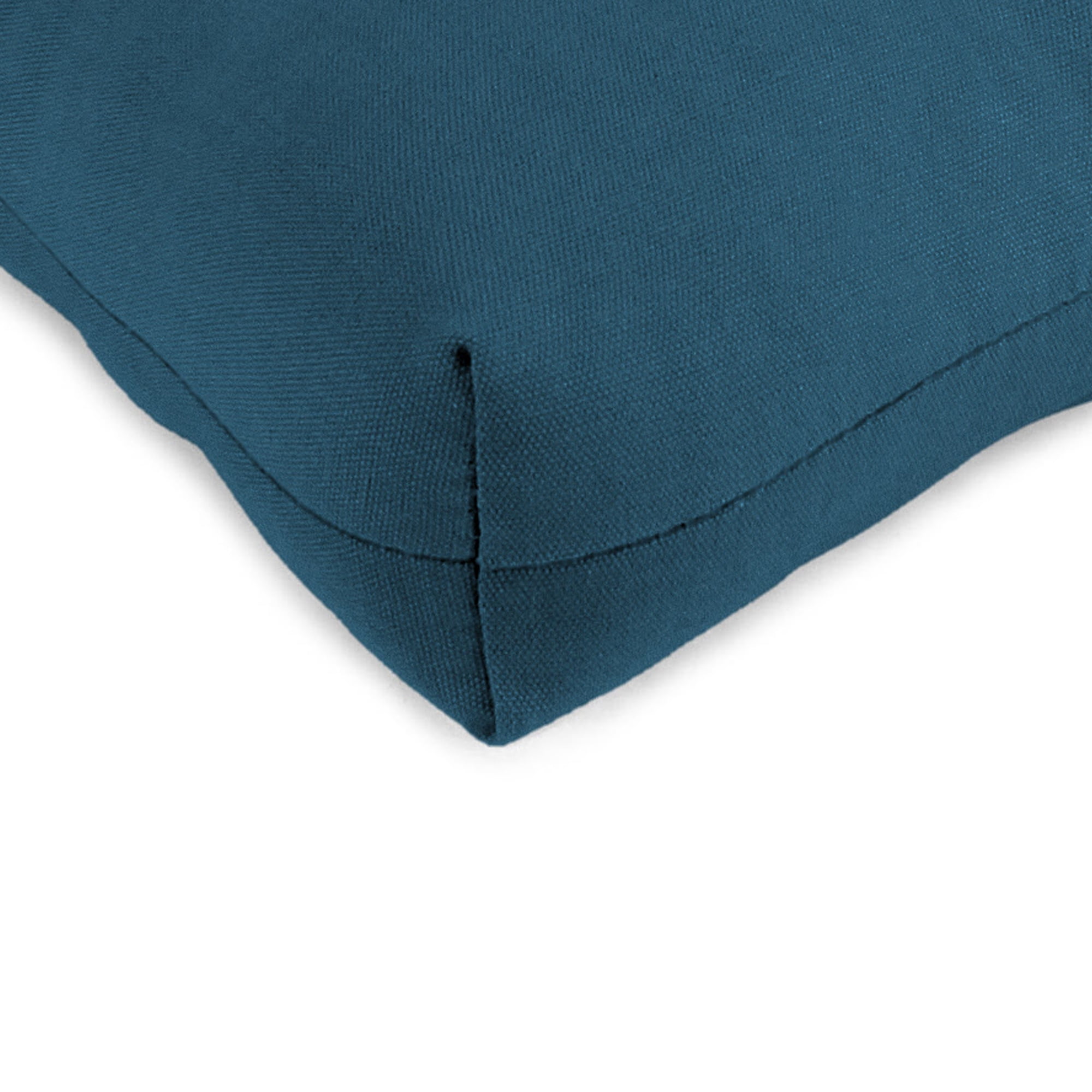 Jordan Manufacturing 18" x 18" Celosia Legion Blue Solid Square Tufted Contoured Outdoor Wicker Seat Cushion (2 Pack)