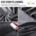 thumbnail image 6 of Ameha Fleece Blanket Bulk Pack of 14 For Wholesale, Wedding Guests, Favors, Homeless Adult Washable Winter Blanket Warm Cozy 60x80 Twin Gray, 6 of 11