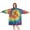 Colorful Tie Dye, variant on Colorful Tie Dye Pattern Wearable Oversized Blanket,Wearable Blanket Hoodie for Adults,Cozy Hooded Blankets with Super Pockets,Super Warm Fuzzy Pullover for Women & Men