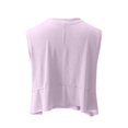 thumbnail image 7 of Stichou Women's Workout Crop Tops Y2K Oversized Cap Sleeve Flowy Tee Loose Fit Boxy Basic Yoga 2026 Summer Active Gym Shirts Light Purple M, 7 of 7