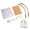 15.8x6.3x13.4 Inches, variant on Clear Pvc Diy Tote Bag Handbag Making Kit, Adults Beginners Kraft Paper Bag Diy Kit for Women Birthday Christmas Party Gift (A)