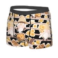 thumbnail image 2 of Balery Cute Bee Gnome Men's Boxer Briefs, Soft and Breathable Cotton Underwear with nylon Waistband-X-Large, 2 of 9