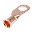 thumbnail image 5 of 10pcs 4 AWG-3/8" Car Vehicle Battery Cable Ends Tubular Ring Terminals Closed End Crimp Connectors Copper Tone, 5 of 6