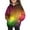 Light Green, variant on LNZGNM Carnival Hooded Sweatshirt for Girl 5-6Y Cozy Fancy Mask Hoodie Casual Long Sleeve with Kangaroo Pocket Shirts Tie Dye Winter Clothes for Party, Dark Purple, 5-6Y