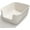 White, variant on Large Cat Litter Box High Sided Entry Cat Litter Pan 50 x 40 x 22 CM, Anti-Splashing Deep Tall Cat Boxes for Indoor Cats Basics Kitty Litter Box (Grey)