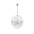 thumbnail image 2 of Elegant Lighting Geneva 32" 6 Light Royal Crystal Pendant Lamp, 2 of 9