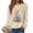 Beige, variant on Christmas Sweatshirts Women Merry Christmas Pullover Tops Glitter Merry Tshirt Xmas Gift Tops Tee Sweatshirts Women (Green,M)