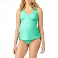 thumbnail image 5 of Maternity Tankini Swimsuit Swimsuit Top With Ruched Sides & Adjustable Ties, 5 of 6
