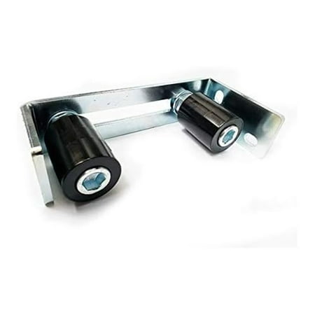 

Adjustable Bracket with Sliding Rolling Gate 3 1/2 Wheels Black