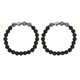 thumbnail image 3 of Pulsera magnética de cuentas BuyWeek 2 piezas para Aliviar la fatiga para hombres y mujeres piedra, 3 of 14