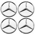 thumbnail image 3 of Peggybuy 4Pcs Wheel Center Caps Silver 75MM Wheel Rims Center Hub Caps for Mercedes-Benz, 3 of 9