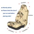 thumbnail image 3 of Pofeuu Vintage Bird Print Automotive Car Seat Covers Flat Cloth Full Set Seat Covers,Car Seat Covers front seats for Cars Trucks and SUVs, 3 of 5