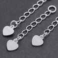 thumbnail image 4 of Extensores de collar ALEXCRAFT de plata de ley de 2 pulgadas (3 unidades), 4 of 6