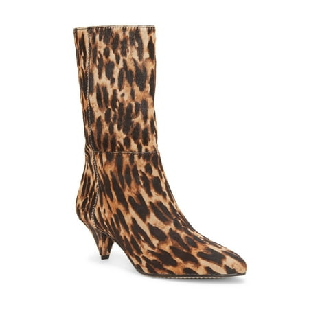 Vince Camuto Rastel Leather Suede Cone-Heel Women's Boot