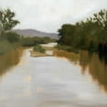 thumbnail image 3 of Lightell, Megan 12x12 Black Modern Framed Museum Art Print Titled - River Journey, 3 of 5