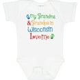 thumbnail image 3 of Inktastic Wisconsin Grandma Loves Me Boys or Girls Baby Bodysuit, 3 of 5