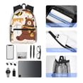 thumbnail image 5 of Goofa Cute Bee Honey Jar Hive Bear Print Casual Backpack for Women Men,Waterproof High School Bookbag,Lightweight Travel Daypack,Classic College Backpack,Laptob Backpack, 5 of 6
