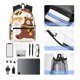 thumbnail image 4 of Easygdp Cute Bee Honey Jar Hive Bear Mochila Casual para Portátil, Mochila para Escuela, Viajes, Negocios, 4 of 6