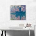 thumbnail image 2 of ARTCANVAS Houses of Parliament Canvas Art Print by Claude Monet - Size: 18" x 18" (0.75" Deep), 2 of 9