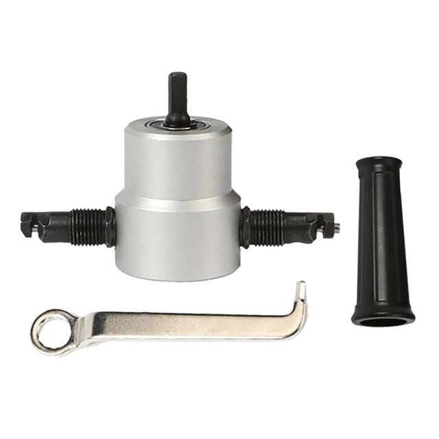 Profesional de Chapa Metálica para Carrocería, Herramienta bbler de Doble Cabeza, Accesorio de de 360 grados con Lve P Sunnimix Accesorio de taladro eléctrico de 1 pieza
