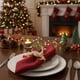 thumbnail image 5 of xihome Juego de 4 servilleteros navideños con forma de lazo, corona, rbol y reno. Material: aleacin. Decoracin festiva para la mesa., 5 of 6