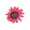 Pink, variant on RKSTN faux flowers Wrought Iron Door Hanging Festive Metal Flower Decoration Indoor Outdoor Flower Decoration 6IN