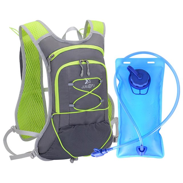 Mochila De Hidratación Al Aire Libre Con Vejiga De Agua 2L Para Senderismo Al Aire Libre Correr Ciclismo Camping Escalada Deportes Yuarrent OD015557-04