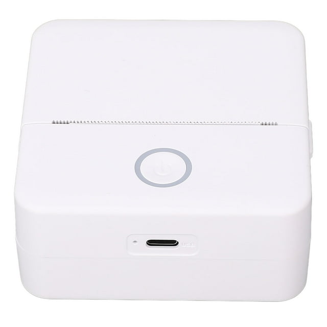 Thermal Pocket Printer Compact Multifunctional Wireless Thermal Sticker Maker Machine for Home and School with 10 Roll Paper