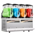 thumbnail image 1 of KFFKFF Slushie Machine, 12L/3.17Gal x 4 Tank Commercial Slushy Maker, Frozen Drink Maker with Self-Cleaning, 1 of 9