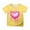 Yellow, variant on Hiijoy Toddler Girls T Shirt Valentine's Day Heart Print Short Sleeve T-Shirt Graphic Tee