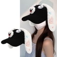 thumbnail image 2 of Thick Baseball Hat for Halloween Cosplay Sports Hat with Ear Hat 2000s Cosplay Hat Rabbits Baseball Caps 2000s Yellow, 2 of 4