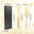 thumbnail image 5 of Stainless Steel Cake Knife and Server Set for Weddings, Birthdays, Anniversaries & Parties, 5 of 8