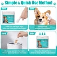 thumbnail image 5 of 2-Pack Teeth and Ear Cleaner Finger Wipes, Dog and Cat Grooming Kit, Soothing Odor Control, Reduces Dirt and Wax Buildup, Cleans Teeth and Reduces Tartar and Odor, 100 Tablets, 5 of 11