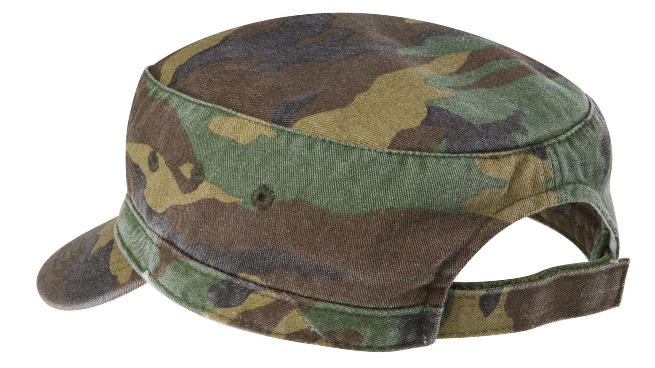 DT605 District Mens Infantry Cap Distressed Military Hat