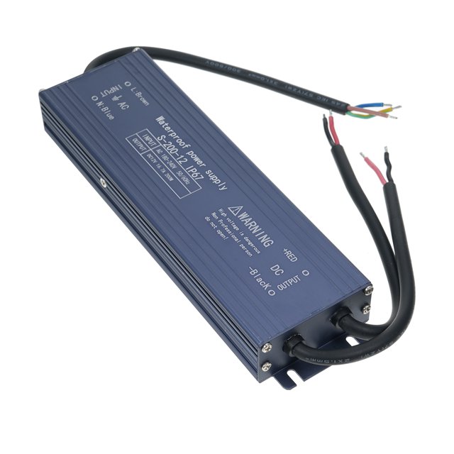 Alimentation Switch, Driver Led Ip67 Étanche Adaptateur 12v 200w Driver Switch Adaptateur 180v-240v Sortie Constante Ip67 200w Constant à 12v 180v-240v à Étanche Led